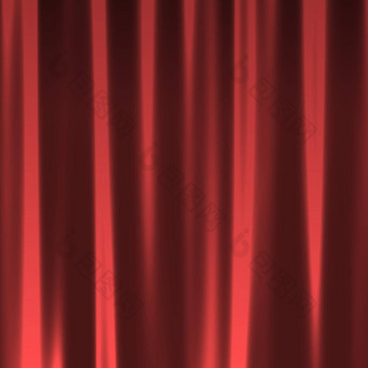 红色的窗帘无缝的模式