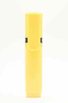 黄色的萤光笔