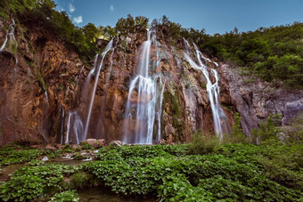 大瀑布特湖泊国家公园克罗地亚