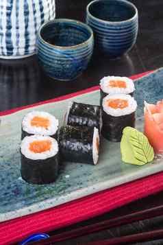 日本厨房寿司背景