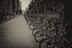 纽约城市花旗自行车站开放业务