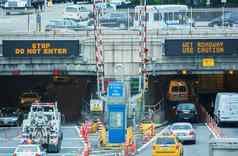 纽约城市入口皇后区中城隧道