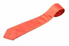 平原橙色业务脖子领带