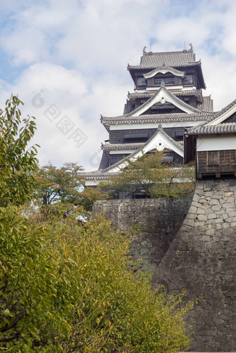 熊本城堡受欢迎的旅游目的地熊本
