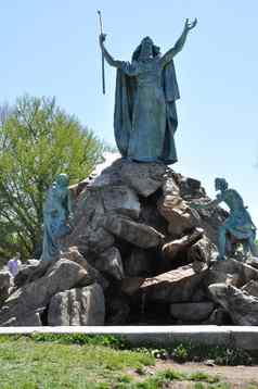 国王喷泉华盛顿公园奥尔巴尼纽约