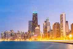 芝加哥黄昏
