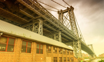 纽约<strong>布鲁克林</strong>桥<strong>布鲁克林</strong>街道