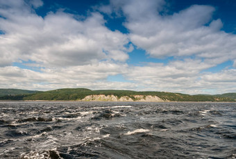 水域圣劳伦斯河tadoussac