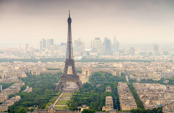 美丽的视图之旅埃菲尔铁塔埃菲尔铁塔塔巴黎法国