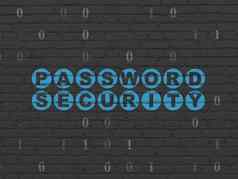 安全概念密码安全墙背景