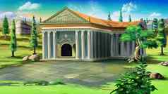 古老的寺庙希腊