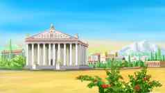 古老的希腊寺庙
