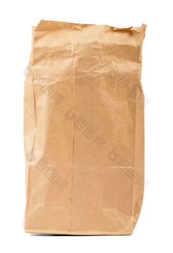 回收棕色（的）纸袋