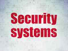 保护概念安全系统数字纸背景