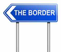 边境标志概念