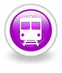 图标按钮pictogram火车质量交通