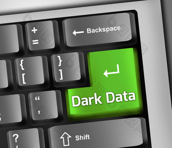 键盘插图黑暗数据