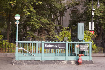 入口<strong>地铁</strong>站布鲁克林桥城市大厅纽约