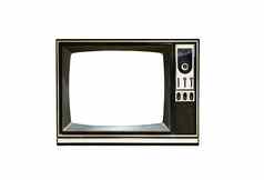 复古的古董电视