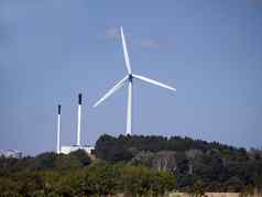 权力植物风涡轮机替代能源