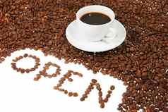杯咖啡咖啡粮食登记开放咖啡