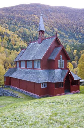 城市木板教堂挪威