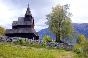 乌尔内斯木板教堂挪威