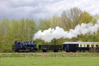 蒸汽火车布克洛哈克斯卑尔根荷兰