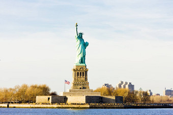 自由岛雕像自由纽约美国