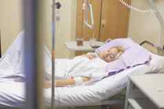 卧床不起女病人恢复手术医院护理