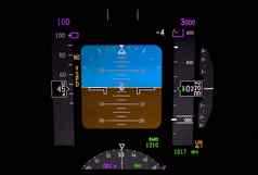 技术飞机仪器面板