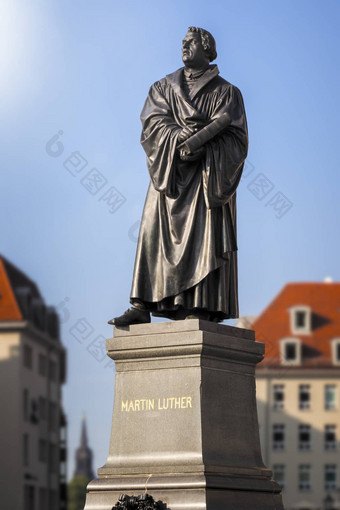 <strong>马丁</strong>路德雕像德累斯顿德国