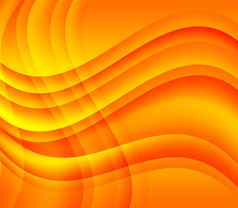 橙色波