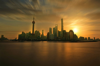 东方珍珠塔上海世界金融中心金茂拖