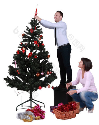装修圣诞节树