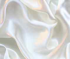光滑的优雅的白色丝绸背景