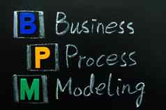 首字母缩写bpm业务过程建模