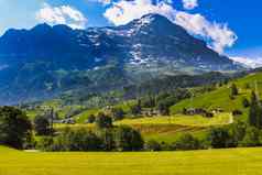 风景如画的景观》剧组谷依偎wetterhornmettenberg艾格峰山