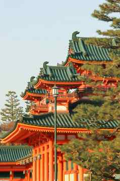 《京都议定书》日本主要门平安时代的神社寺庙