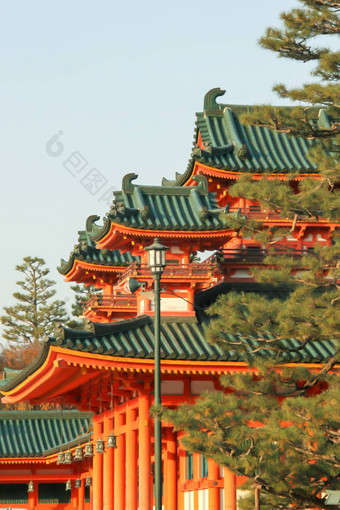 《京都议定书》日本主要门平安时代的神社寺庙