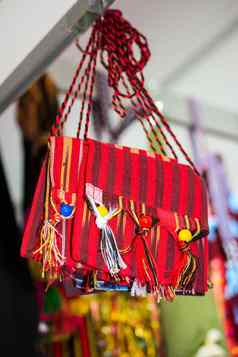 传统的土耳其手工制作的袋礼物项目
