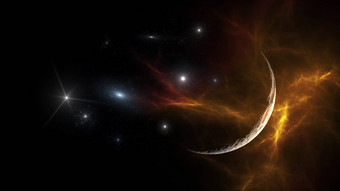 星系系统数百万数十亿星星气体灰尘举行引力吸引力