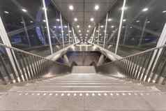 比阿特丽克斯克瓦蒂埃贝娅特丽克丝区荷兰入口东自动扶梯缆车站黑格晚上荷兰