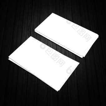 空白白色业务卡模板模型演讲