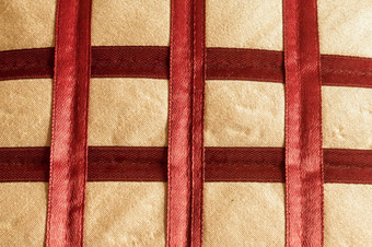 关闭摘要<strong>丝绸</strong>缎织物背景亚麻布纺织红色的织物交错对角模式场合自然帆布工作室拍摄复制空间房间文本