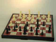 国际象棋董事会数据安排聪明的游戏