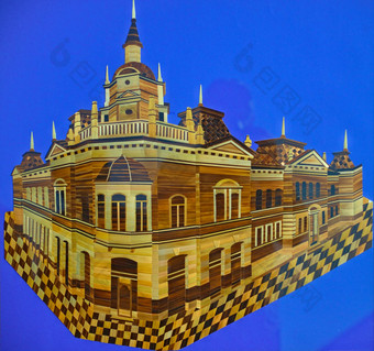 科航塞尔维亚11月小麦稻草<strong>艺术图片</strong>代表塞尔维亚国家图书馆