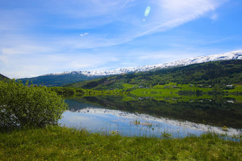 湖景观<strong>挪威</strong>