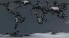 摘要黑色的世界地图连续挤压位移