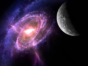 行星星系科学小说壁纸美深空间数十亿星系宇宙宇宙艺术背景